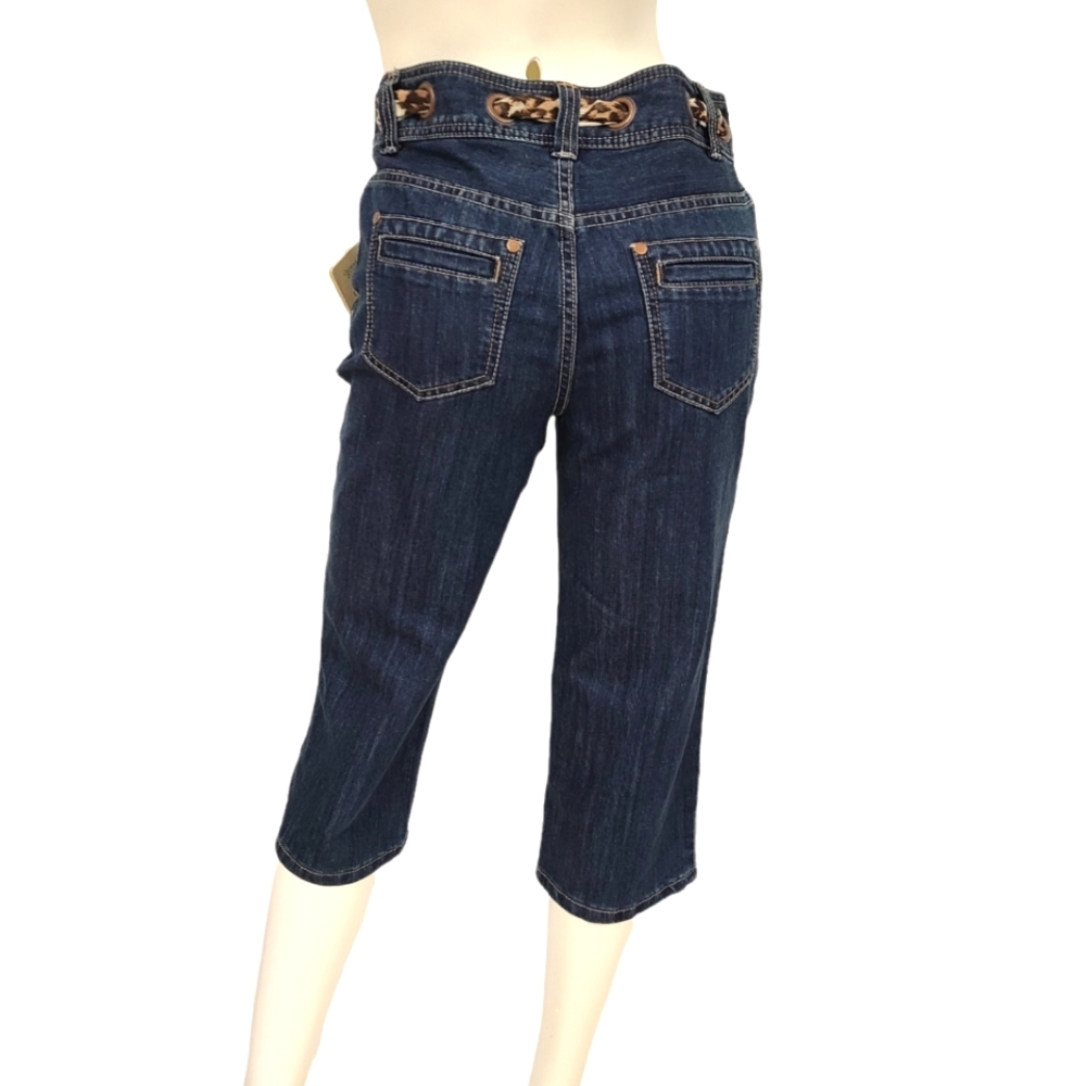 New with Tags Christopher & Banks Jean Capri Pants Size 4 - Picture 5 of 8